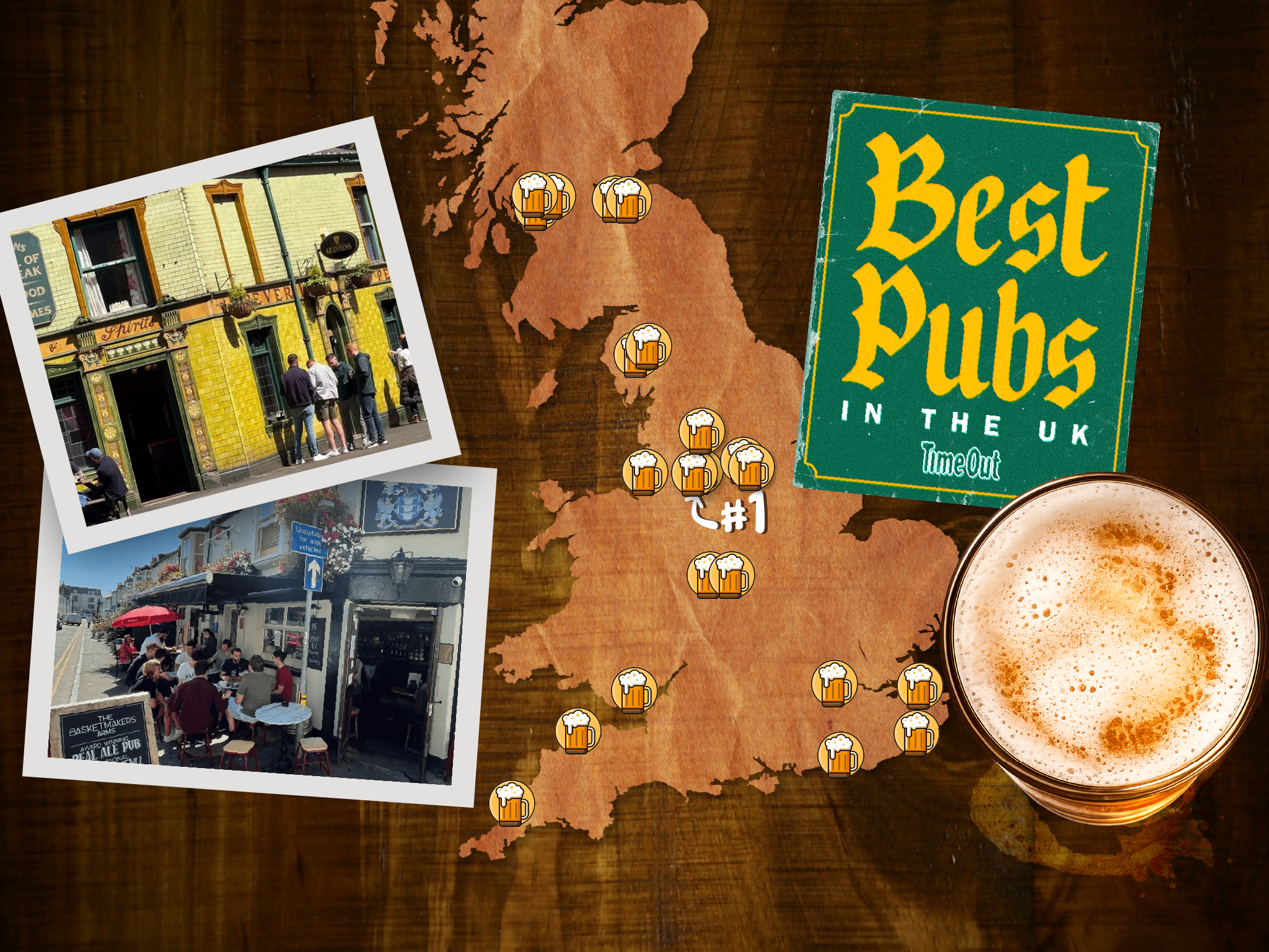 Mapped: the best pubs in the UK 2026