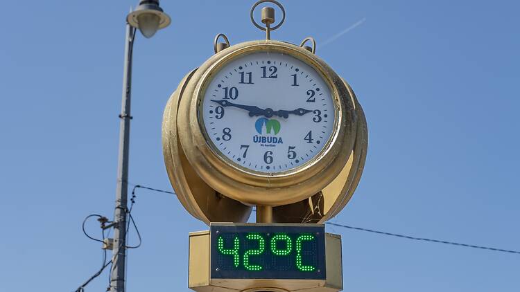Budapest kánikula nyáron