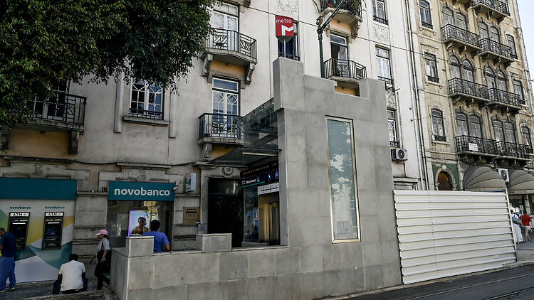 Elevador do estação de metro Martim Moniz Elevador do estação de metro Martim Moniz