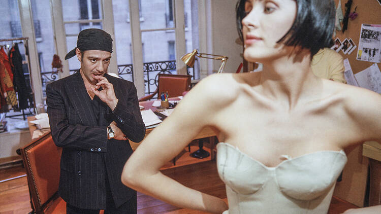 John Galliano at Christian Dior in Paris, 2005