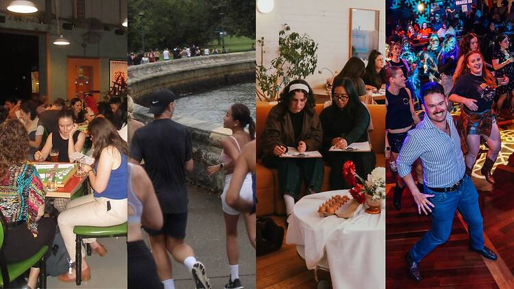 Social clubs Collage of social clubs