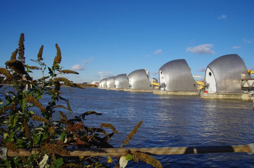 Thames Barrier at Charlton, London