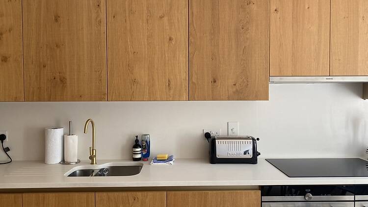 Part of kitchen at The View at Shoreline 