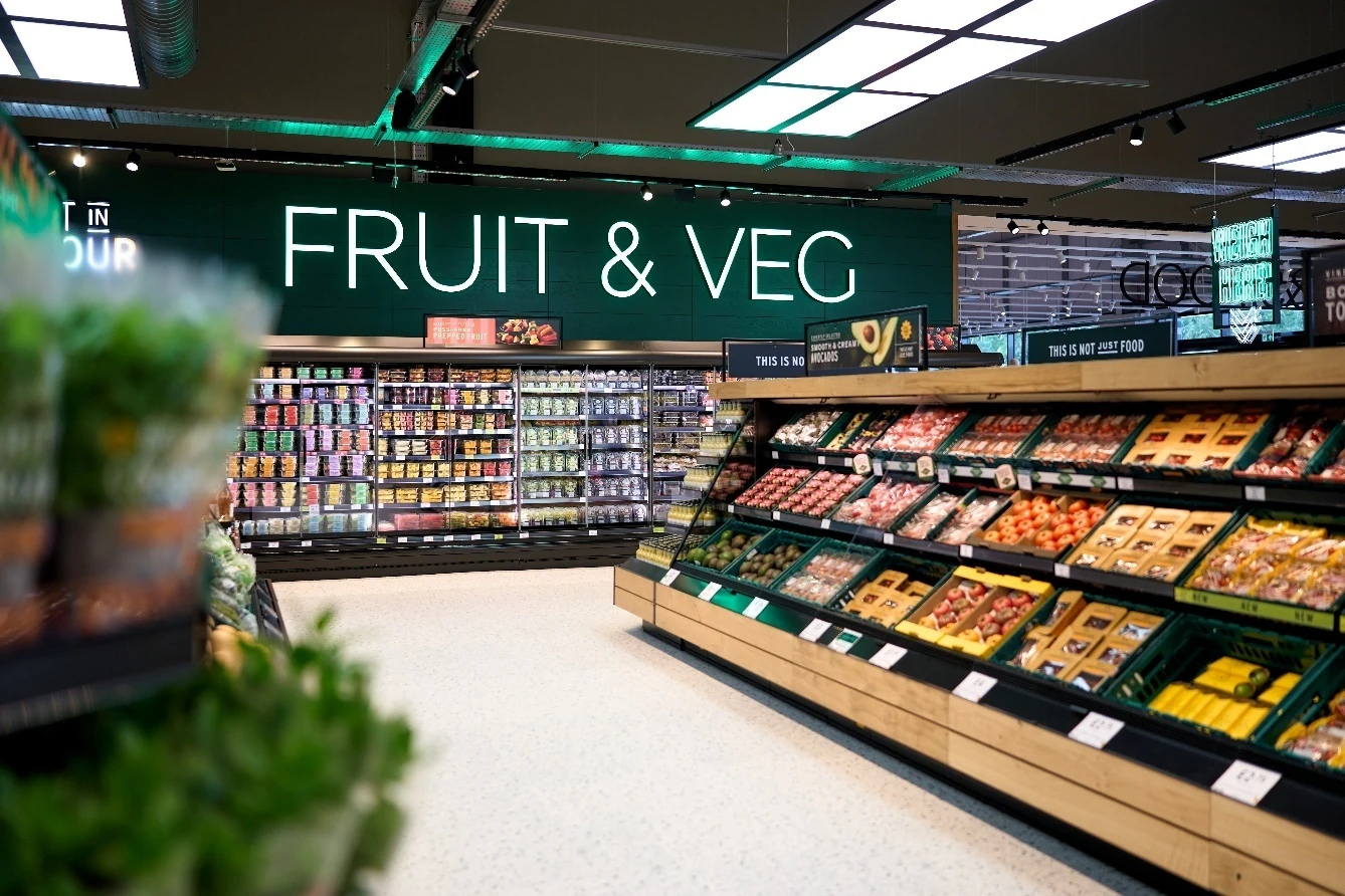 Fruit & Veg section at an M&S Foodhall