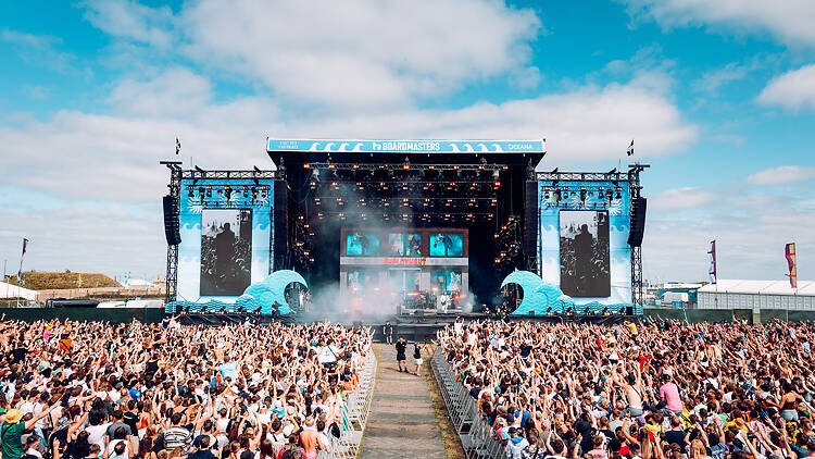 Boardmasters main stage Boardmasters main stage