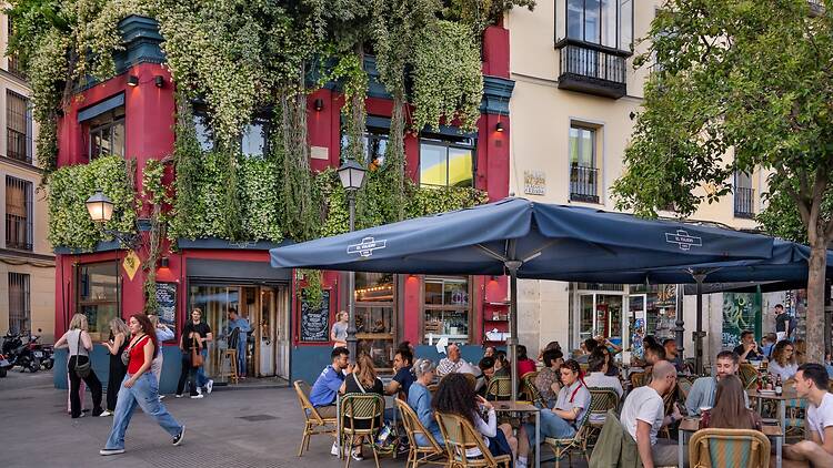 Una terraza en La Latina Una terraza en La Latina