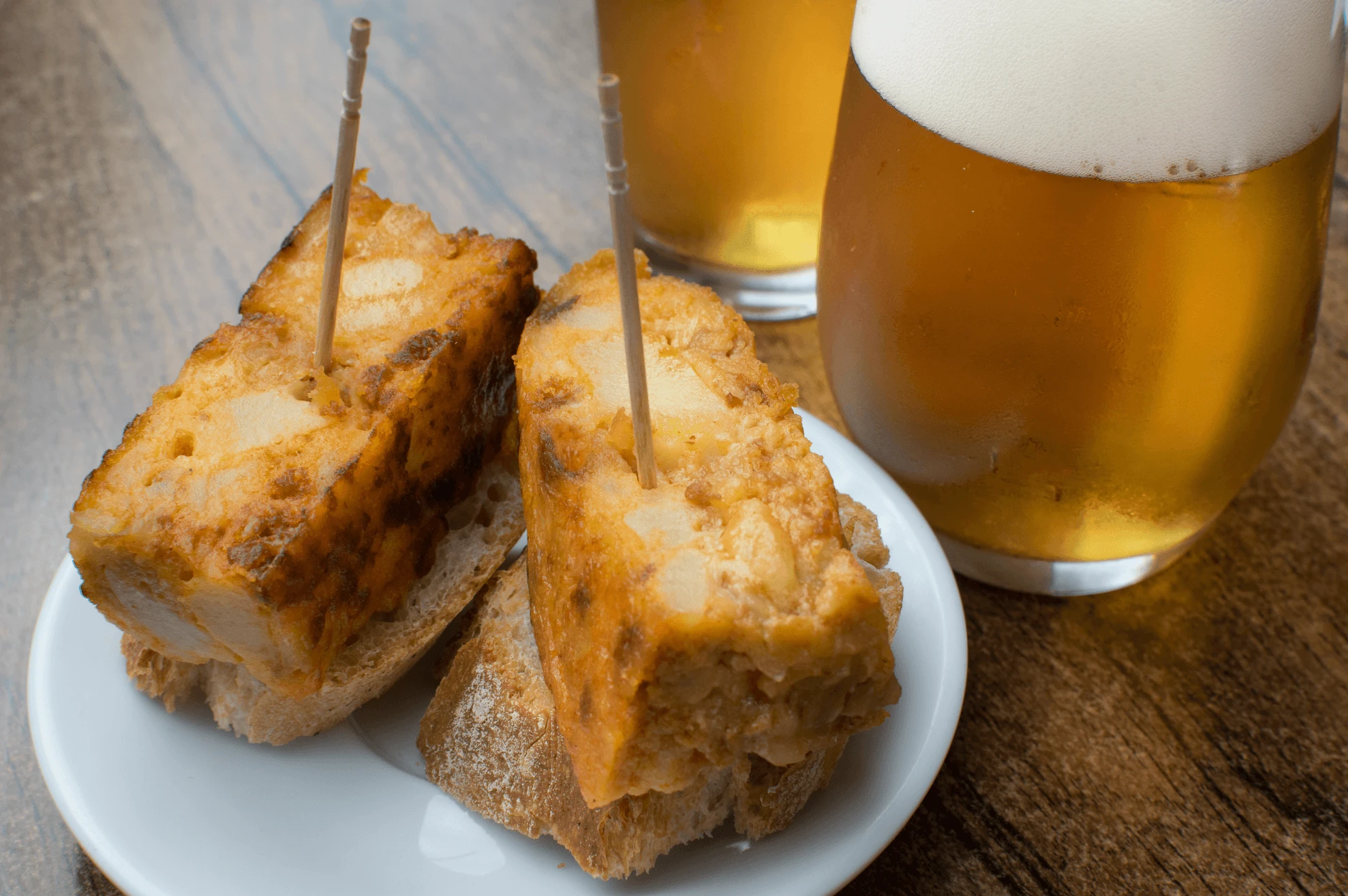 Tapa con ca&ntilde;a