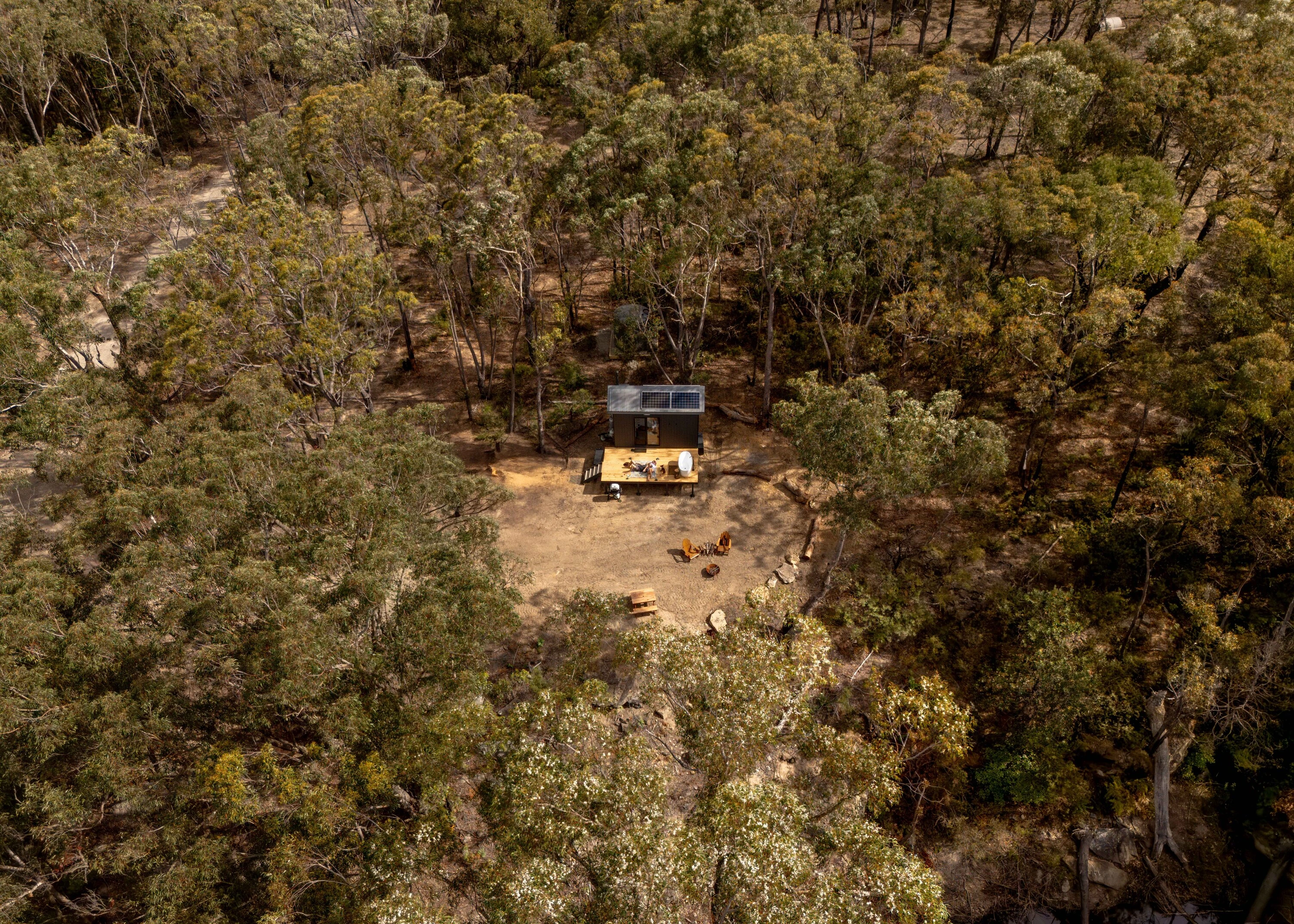 Tiny home in bush