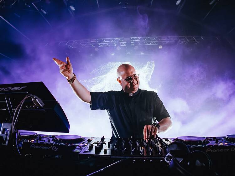 The DJ priest headlines the first Cascais Fest, on Carcavelos Beach