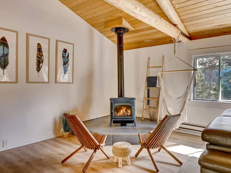 Airbnb cabin in Conifer, near Denver, Colorado, USA Airbnb cabin in Conifer, near Denver, Colorado, USA