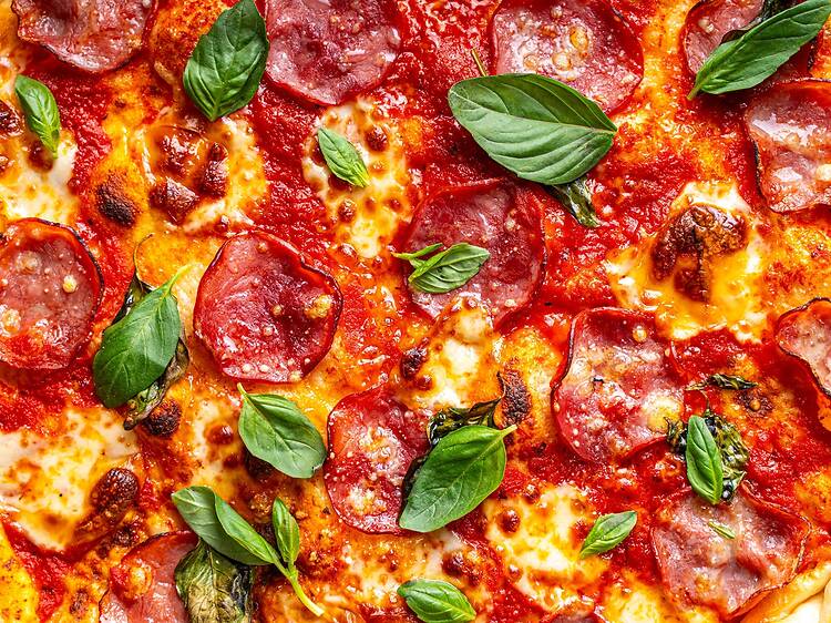 This Logan Square pizzeria is selling the largest pizza in Illinois, a $500 pie that's taller than Sabrina Carpenter