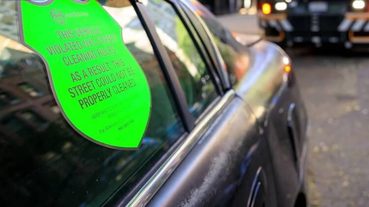 Green stickers of shame are popping up on NYC streets to single out drivers who park like idiots
