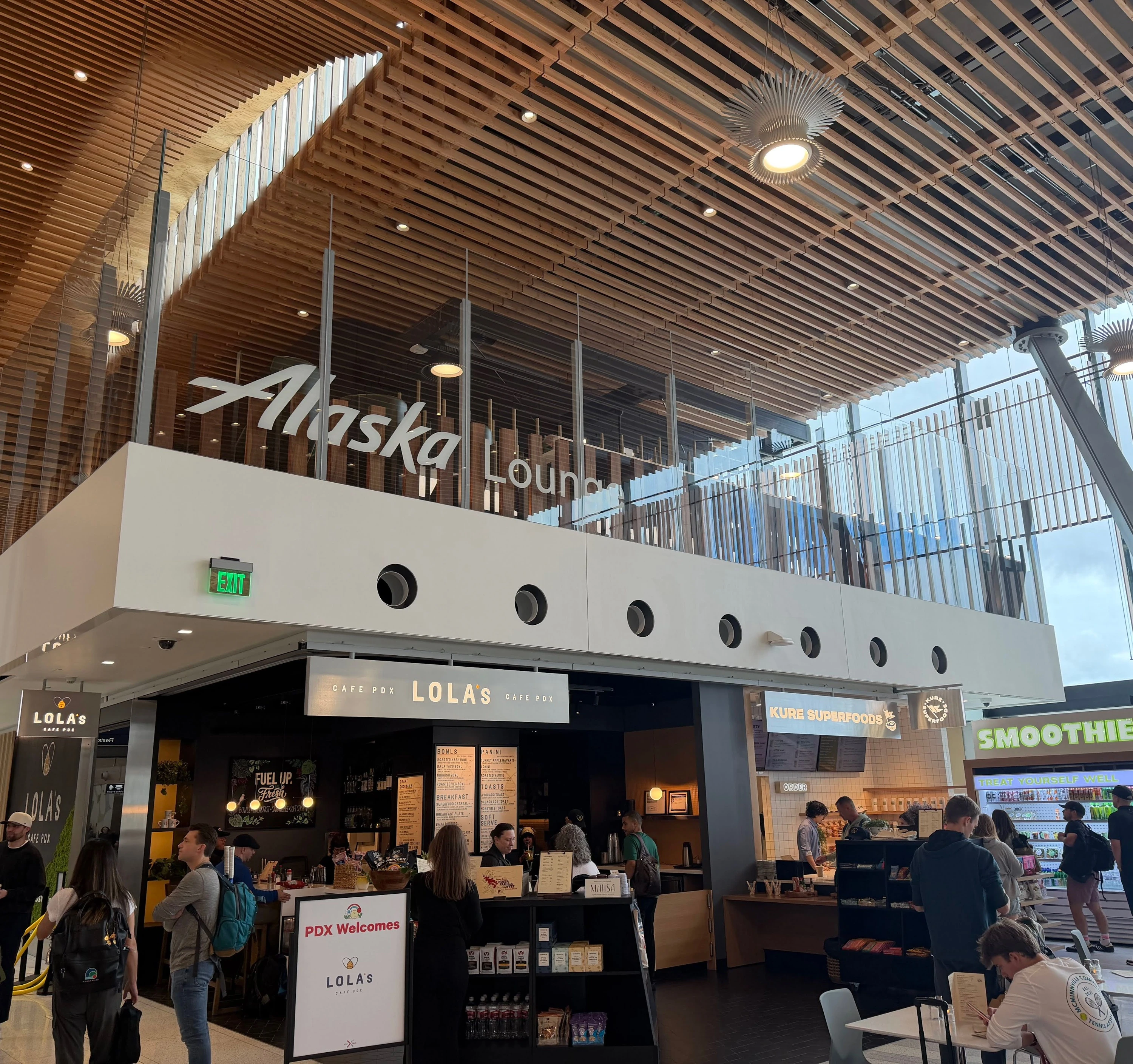 Alaska Lounge at PDX