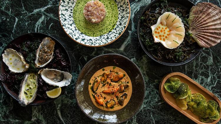 Amura is Chef Ángel León's first restaurant outside of Spain. 