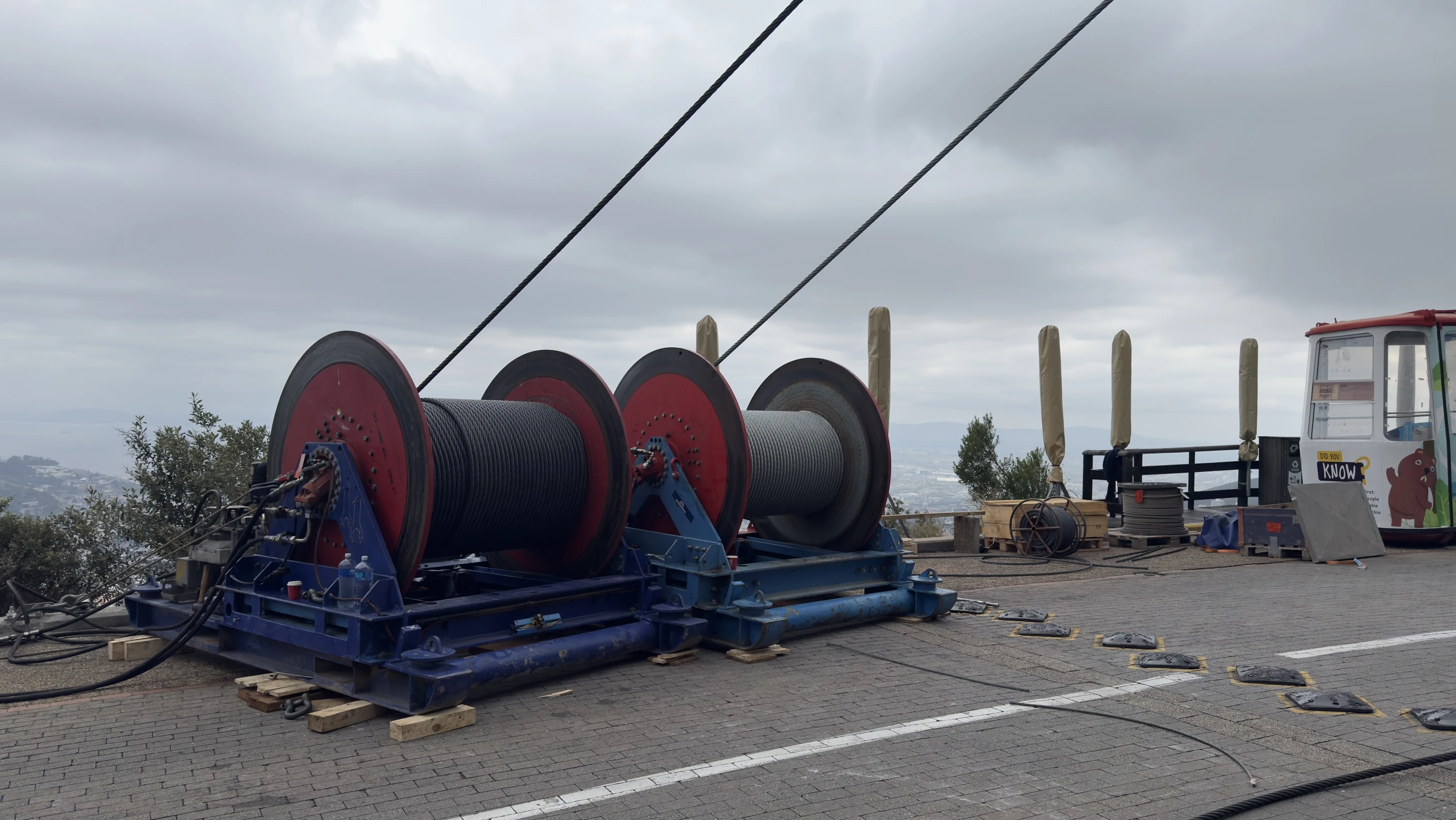 Table Mountain Aerial Cableway Cable replacement