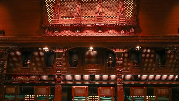The interiors of Jimbu Thakali
