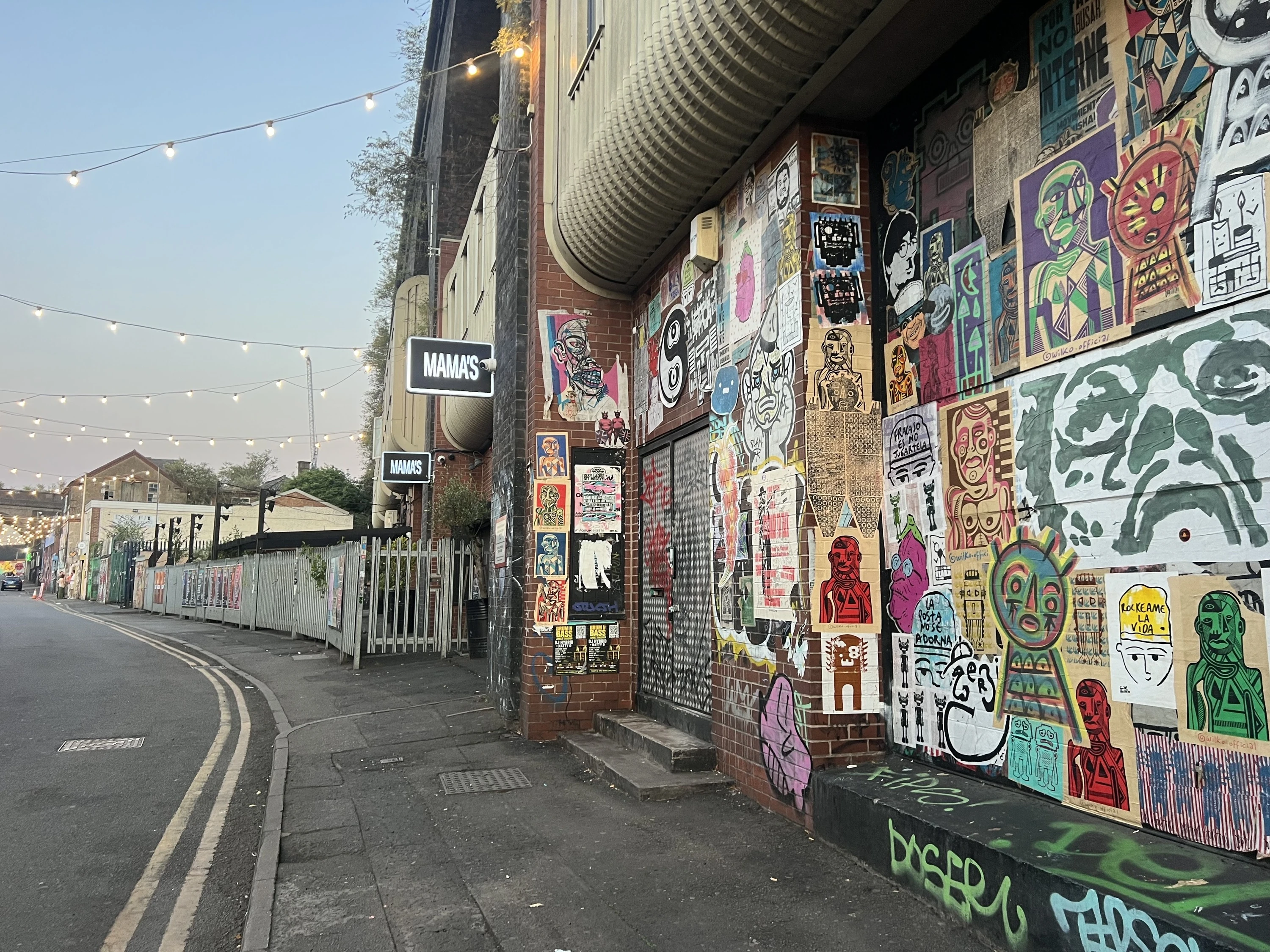Outside Mama Roux&rsquo;s on Lower Trinity Street