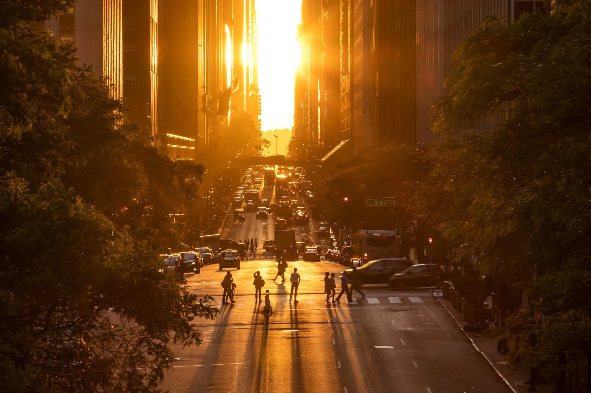 A hot summer night in New York City
