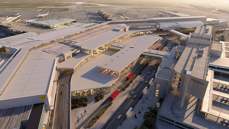Melbourne Airport expansion render Melbourne Airport expansion render