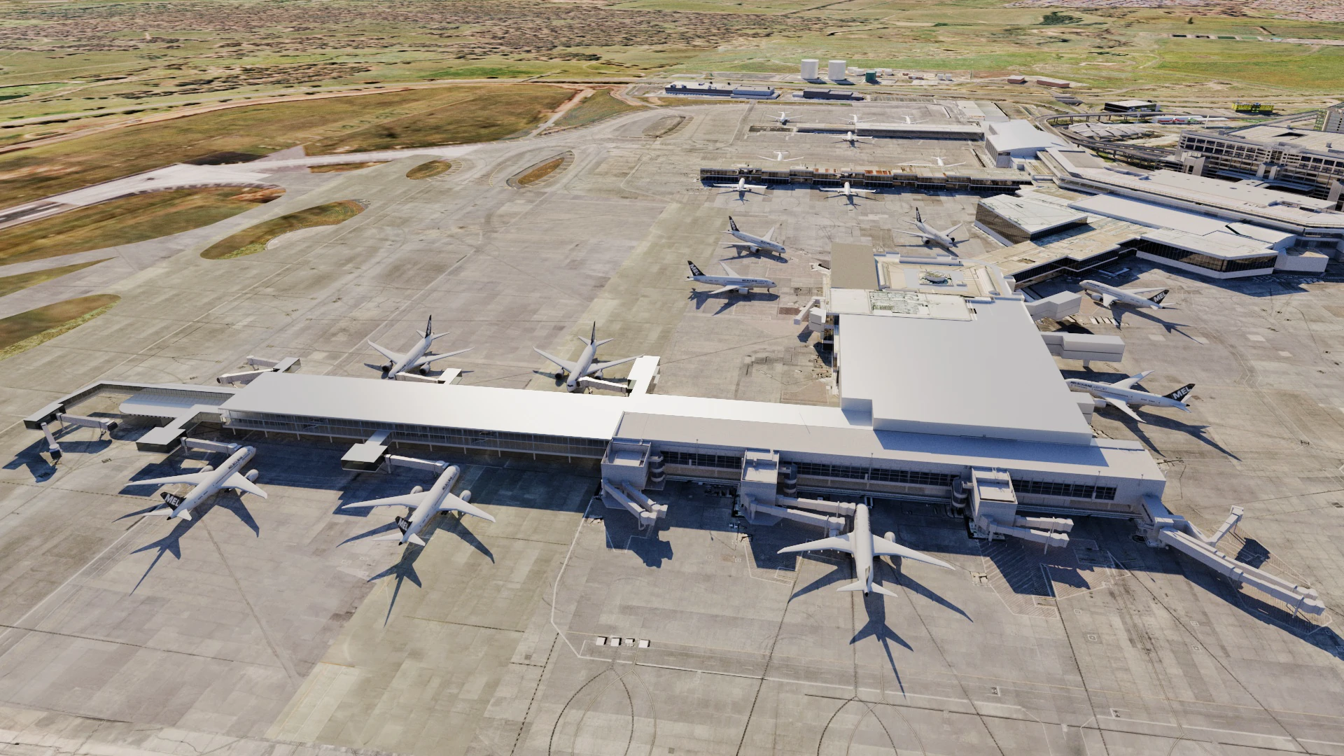 Melbourne Airport expansion render