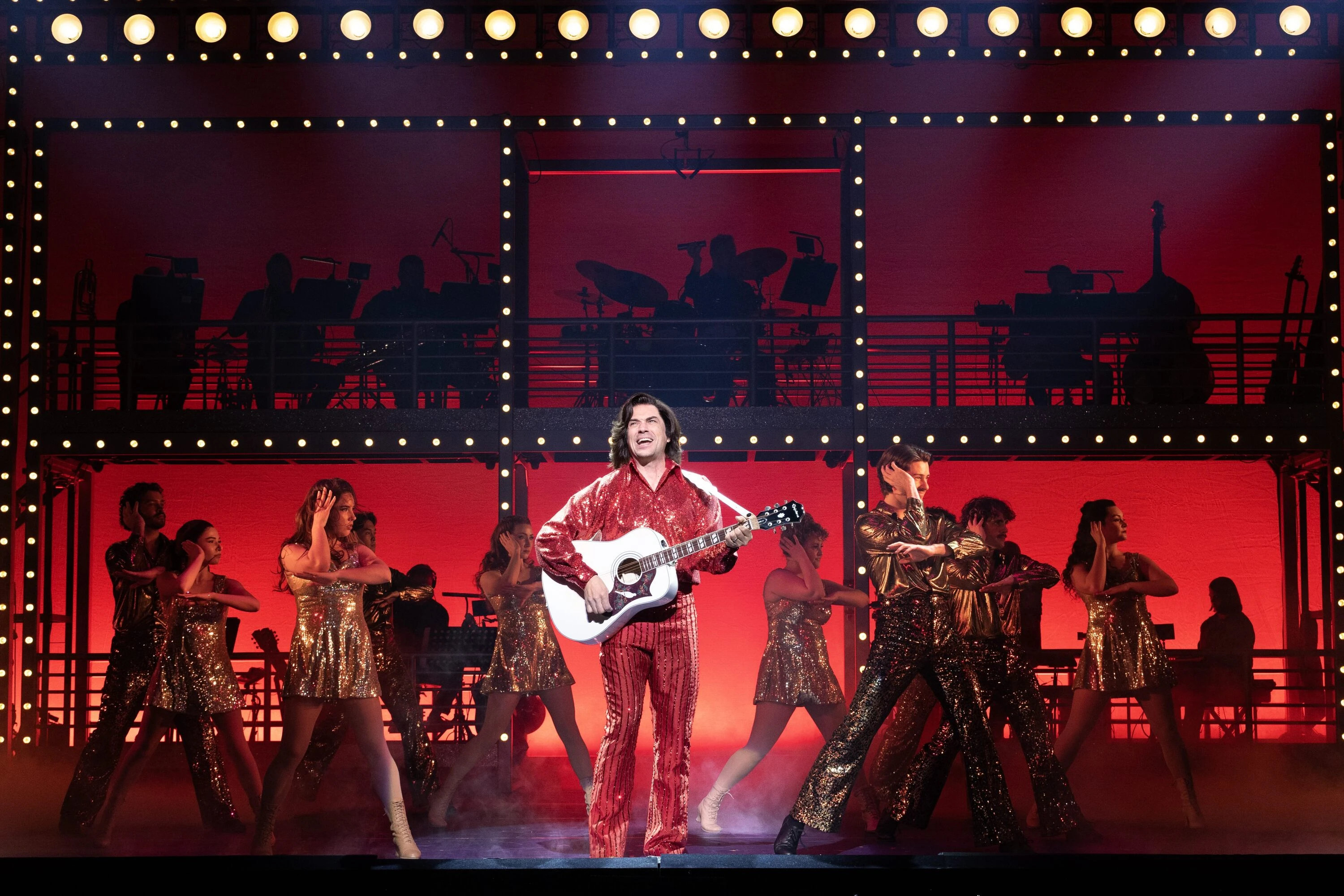 Neil Diamond actor on stage