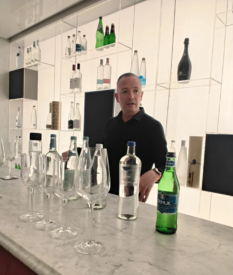 Nico Pieterse is one of only two certified water sommeliers in the country,