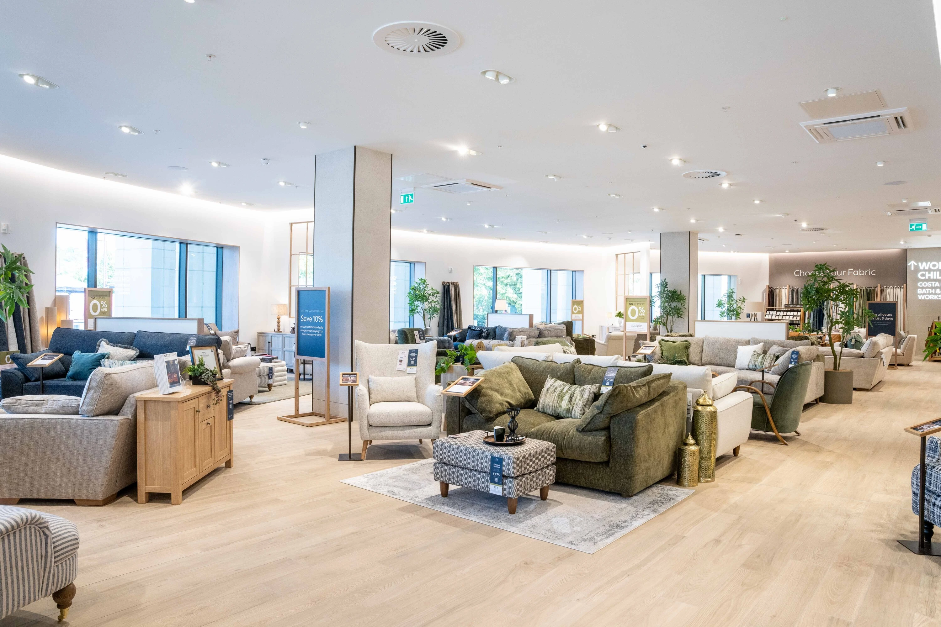 Homeware section at Next Bluewater Shopping Centre  