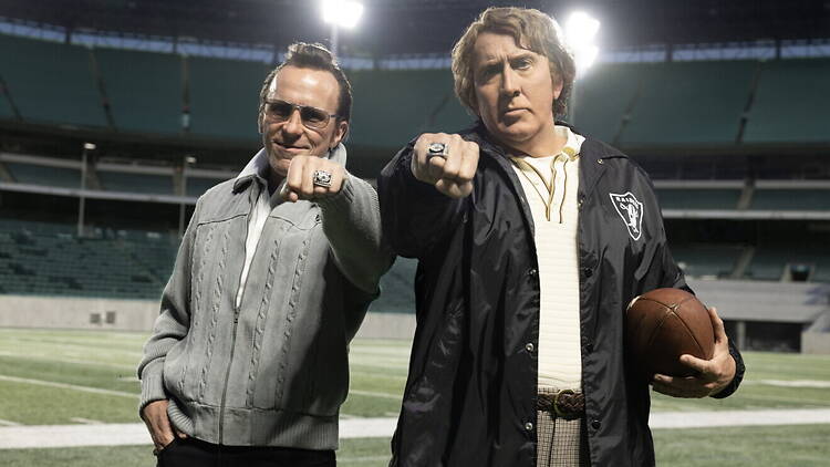 Madden (2006) Christian Bale and Nicolas Cage in 'Madden'