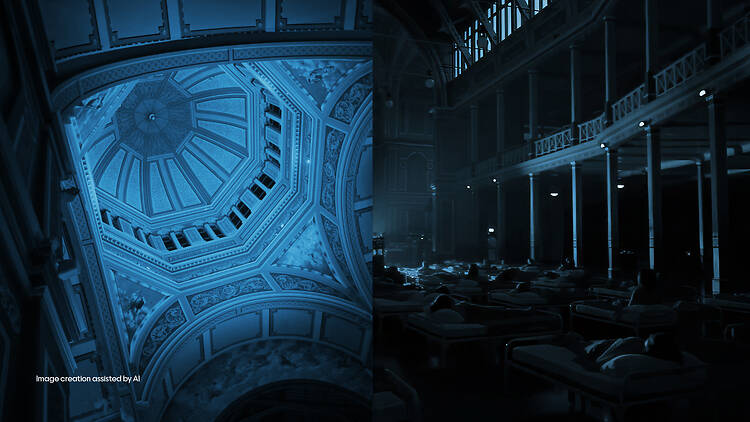 Somnia: Now or Never The dome of the Royal Exhibition Building in Melbourne.