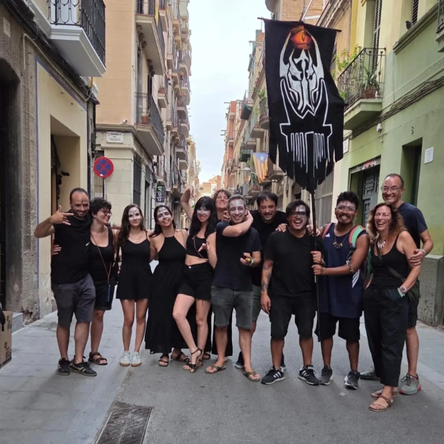 Preparaci&oacute;n de decorados de Gr&agrave;cia