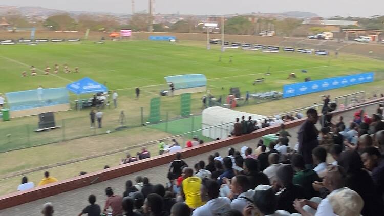 Sharks fans turn up in their thousands at Princess Magogo Stadium this past weekend. Sharks fans turn up in their thousands at Princess Magogo Stadium this past weekend.