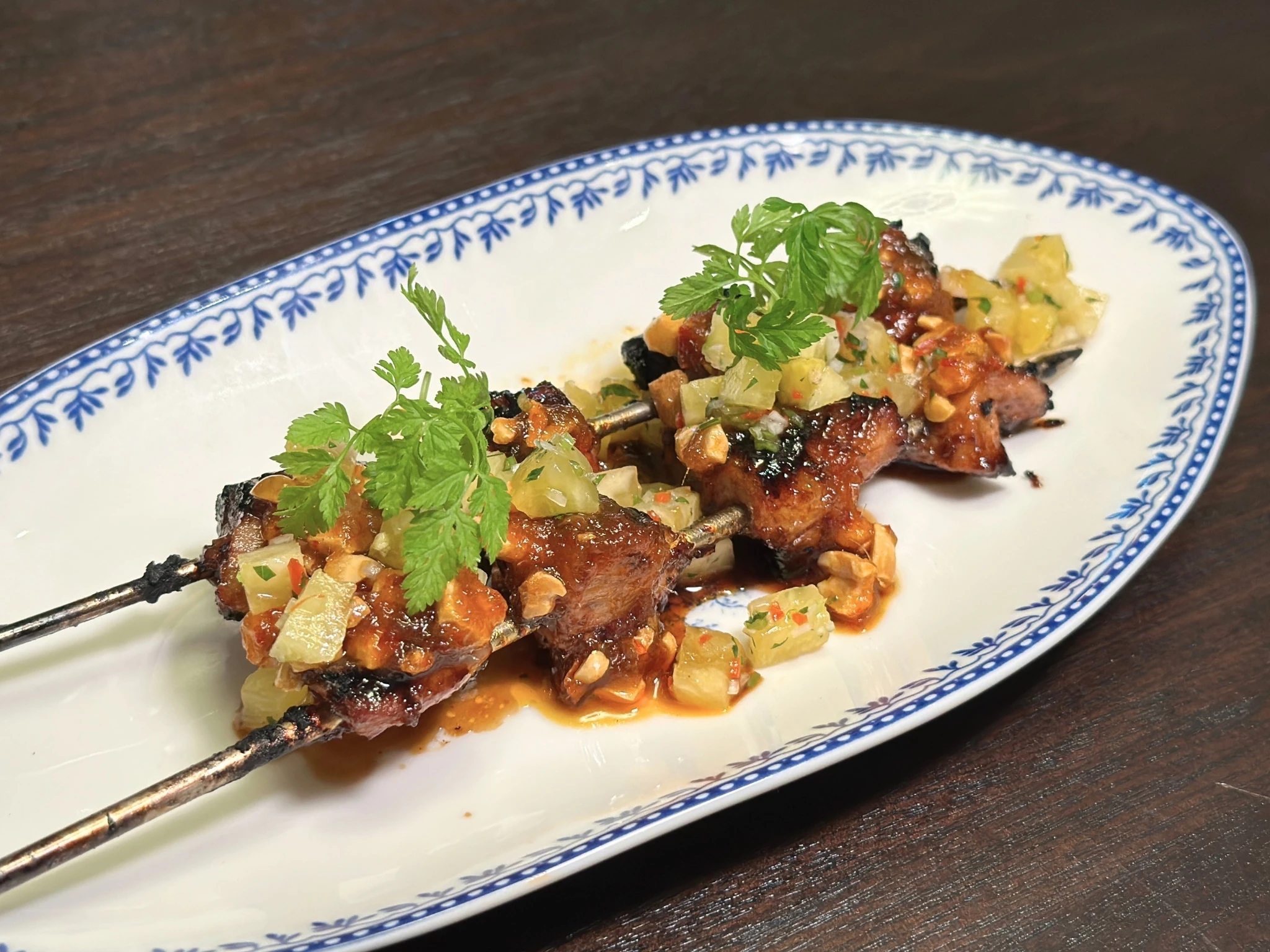 Iberico secreto pork satay Casa Mori