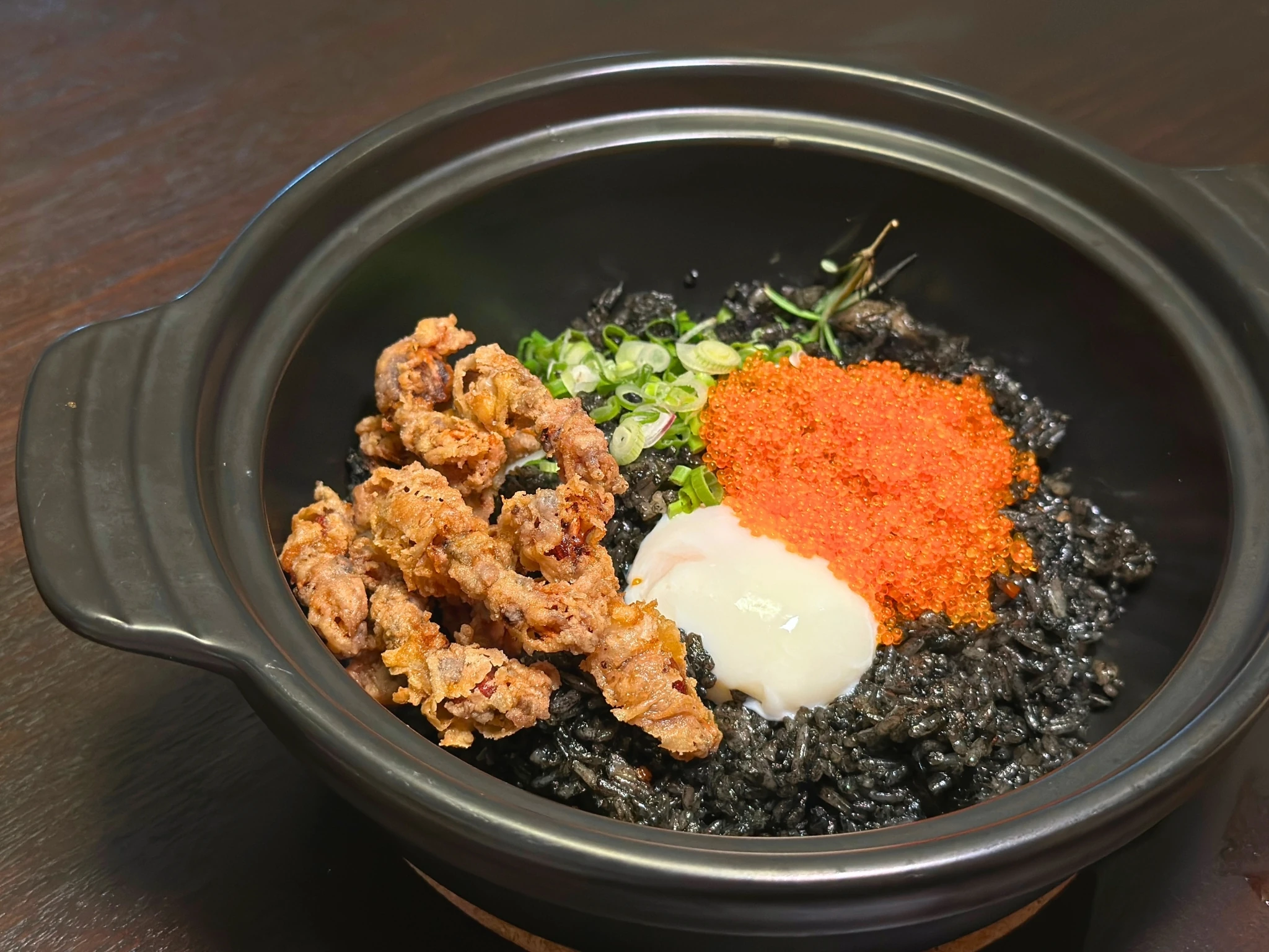 Casa Mori Squid ink fried rice