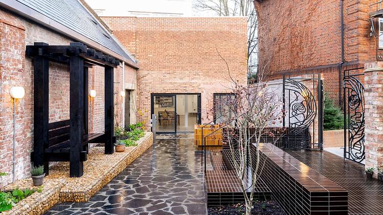 Garden installation at Studio Voltaire 