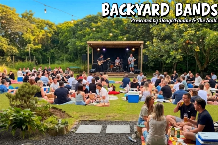 Don't miss Rebound, a dynamic three-piece blues-rock band, at DoughPamine. 
