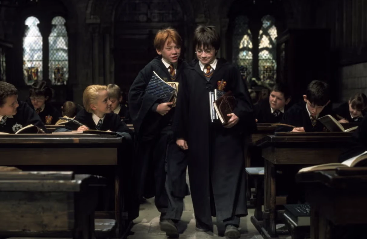 Escena de Harry Potter y la Piedra Filosofal