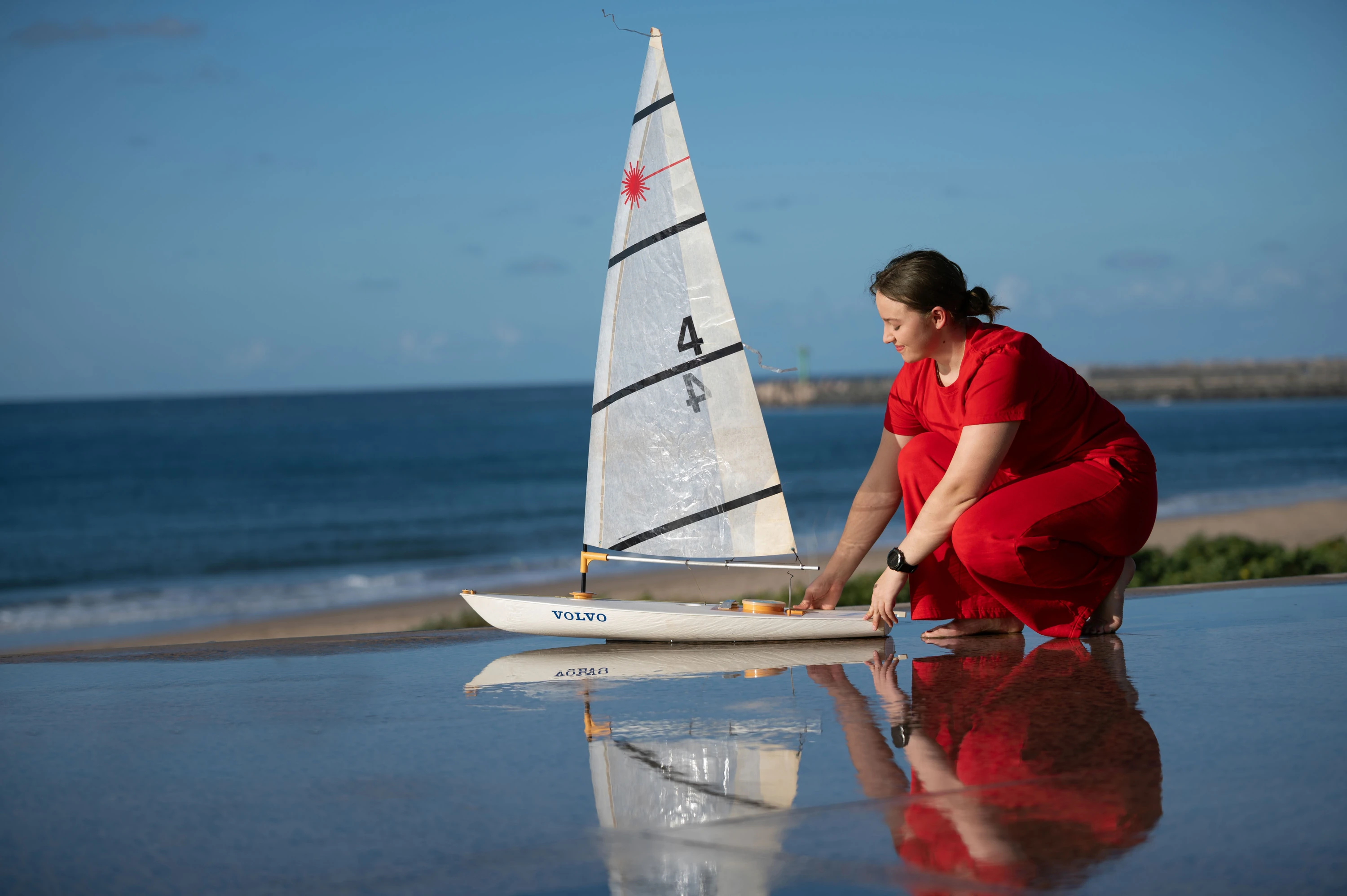 Taking some time out for a photoshoot, Daniela Cantarelli is looking forward to Youth Worlds in Portugal. 