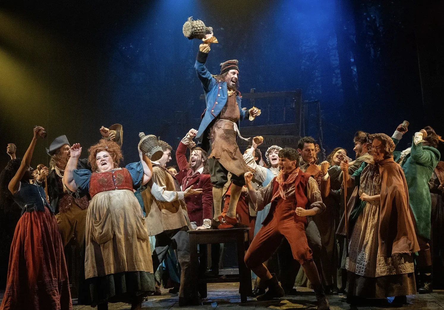 Escena del musical Los Miserables