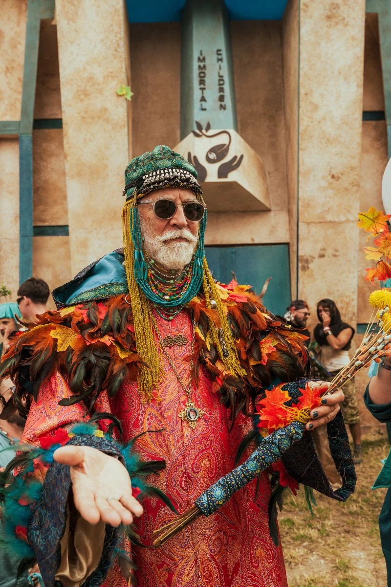 Boomtown festivalgoer