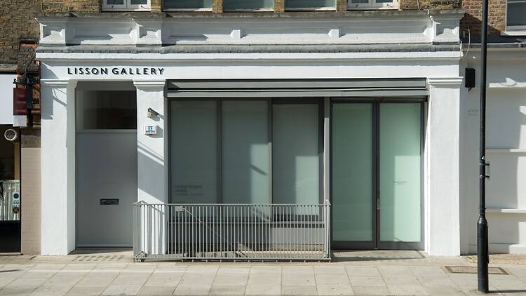White exterior of Lisson Gallery