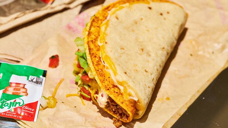 Taco Bell's Tajín Cheesy Gordita Crunch Taco Bell's Tajín Cheesy Gordita Crunch