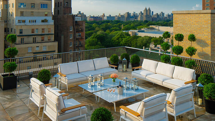 The rooftop terrace of The Mark Hotel penthouse The rooftop terrace of The Mark Hotel penthouse