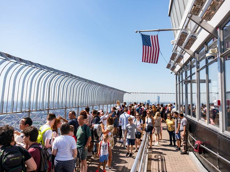 A rare piece of American history is now on display at the Empire State Building’s observation deck