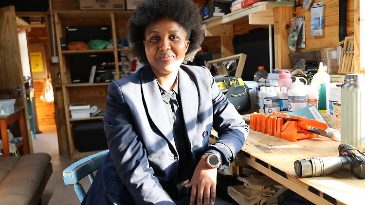 2026 FNB Art Prize winner Kelebogile Maropa is grateful. 2026 FNB Art Prize winner Kelebogile Maropa is grateful.