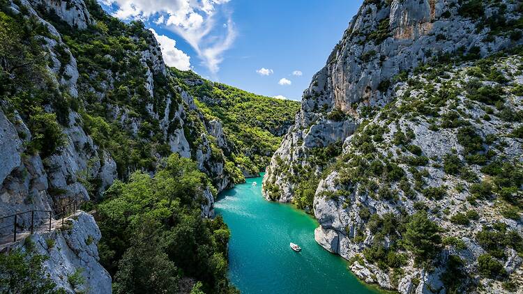 The great ravine of Gorges du Verdon, France