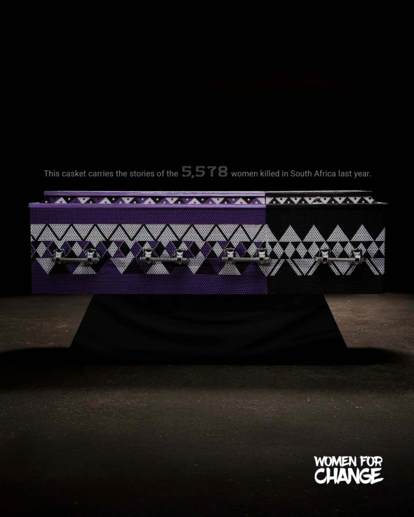 The Unburied Casket became a powerful symbol of remembrance, accountabiity and action.