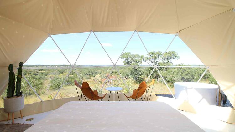 Luxury glamping dome by Canyon Lake near San Antonio Luxury glamping dome by Canyon Lake near San Antonio
