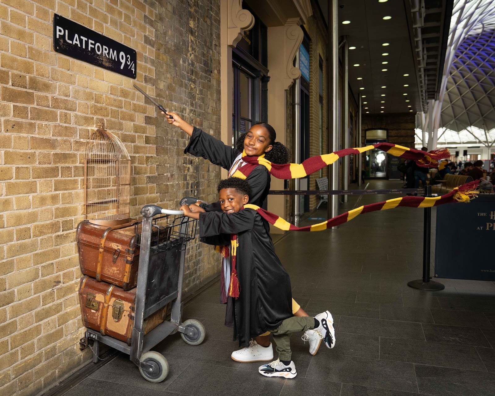 Harry Potter’s Platform 9 3/4 trolley is touring the UK