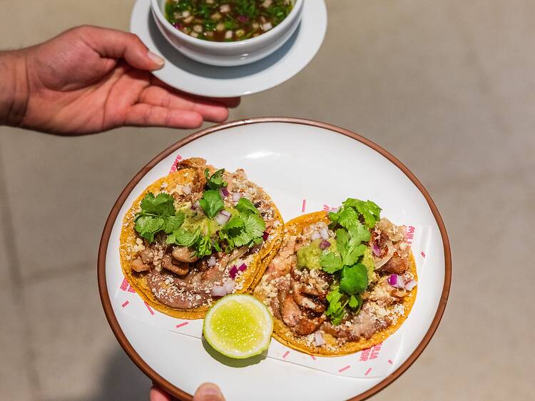 Taco series at Narda Comedor