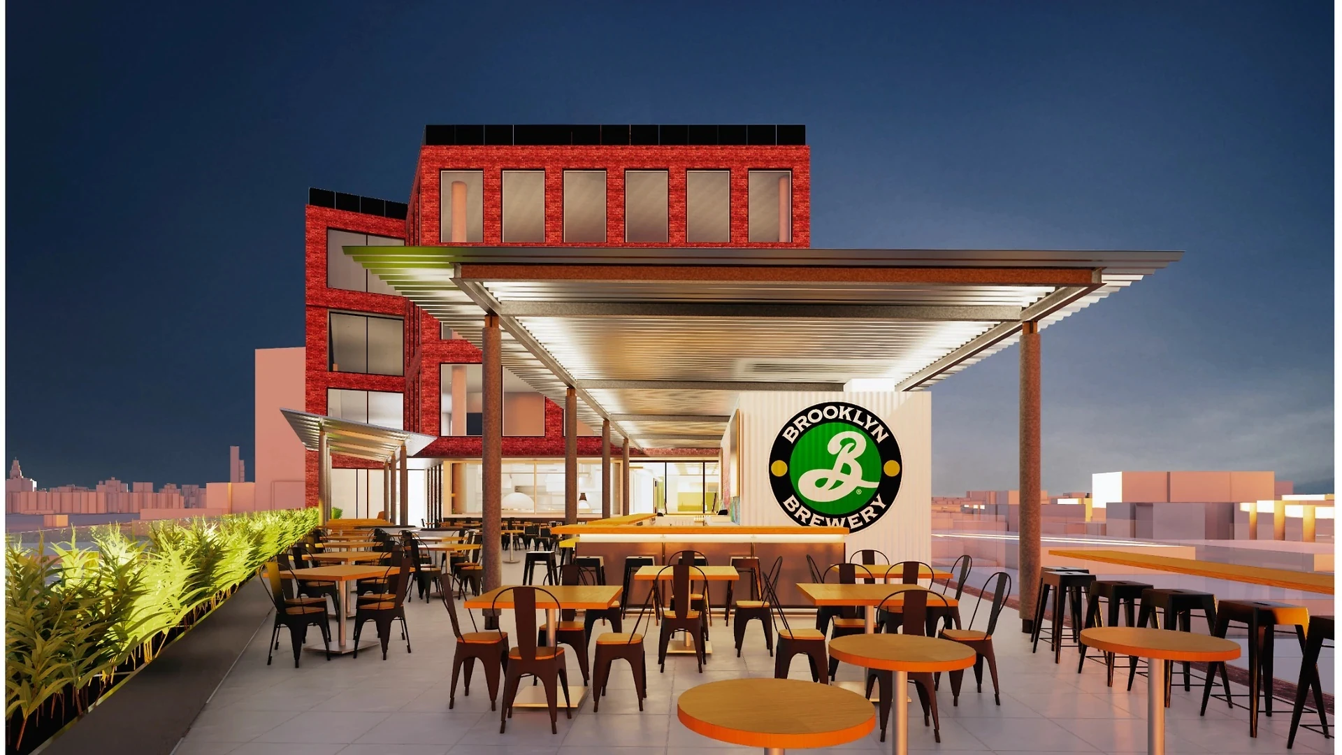  A rendering of the new Brooklyn Brewery.